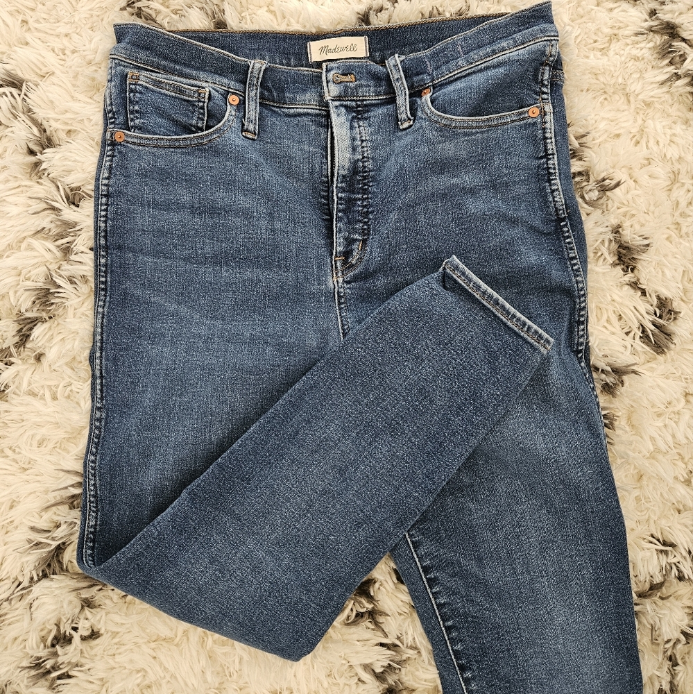 Madewell skinny jeans, high rise, size 31P